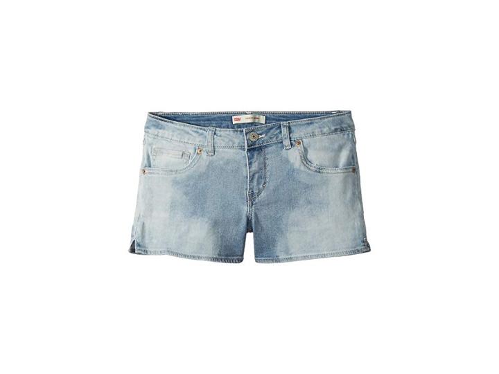 Levi's(r) Kids Best Coast Denim Shorty Shorts (toddler) (weathered Indigo) Girl's Shorts