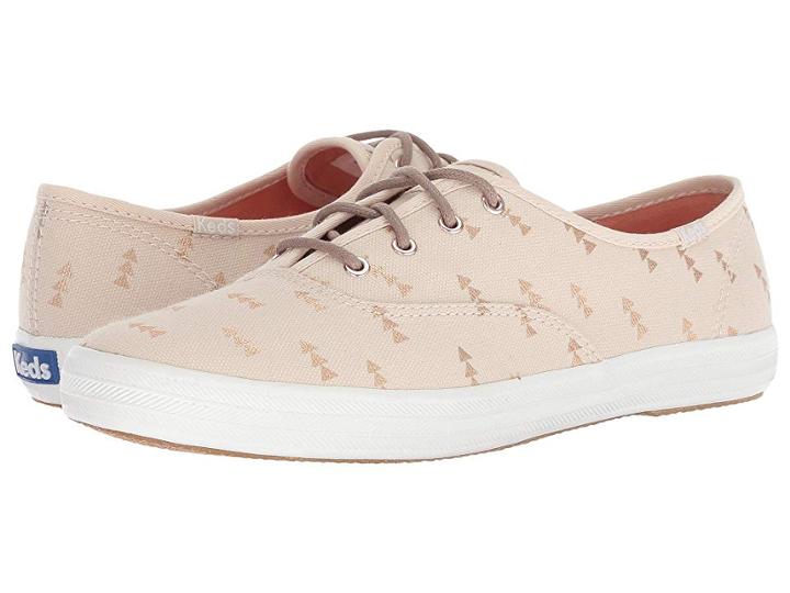 Keds Champion Metallic Hygge Print (petal Pink) Women's Lace Up Casual Shoes