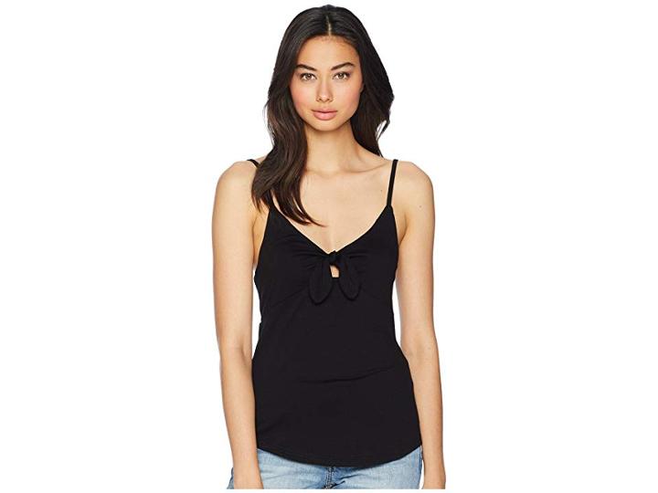 Miss Me Front Bow Cami (black) Women's Sleeveless