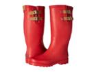 Chooka Top Solid Rain Boot (red) Women's Rain Boots