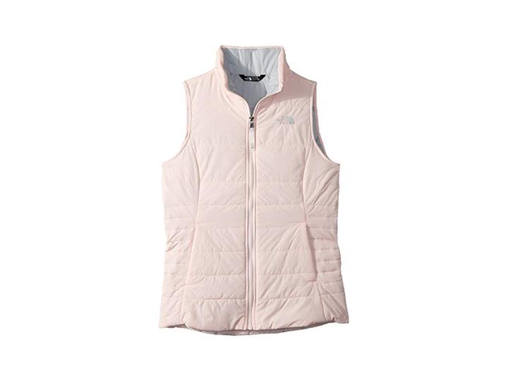 The North Face Kids All Season Insulated Vest (little Kids/big Kids) (purdy Pink/high-rise Grey) Girl's Vest