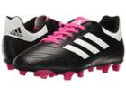 Adidas Kids Goletto Vi Fg Soccer (little Kid/big Kid) (core Black/footwear White/shock Pink) Kids Shoes