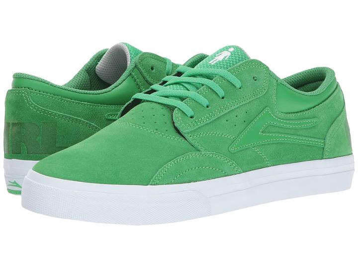 Lakai Griffin X Girl Skateboards (green Suede) Men's Skate Shoes