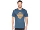 Toad&co Brewed For Adventure Short Sleeve Tee (moody Blue) Men's T Shirt