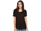 B Collection By Bobeau Thora Puff Sleeve Knit T-shirt (black) Women's T Shirt