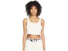 Puma Puma X Fenty By Rihanna Jacq Terry Cropped Tank Top (vanilla Ice) Women's Sleeveless