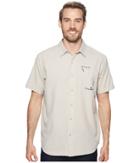 Columbia Twisted Creek Short Sleeve Top (fossil) Men's Short Sleeve Button Up