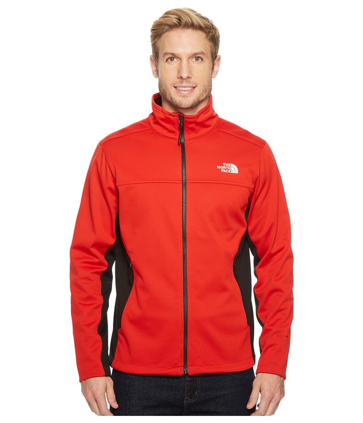 The North Face Apex Canyonwall Jacket (high Risk Red/tnf Black) Men's Coat