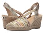 Anne Klein Abbey (natural Multi Straw) Women's Wedge Shoes