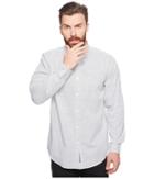 Ben Sherman Long Sleeve Mini Target Print Shirt (white) Men's Long Sleeve Button Up