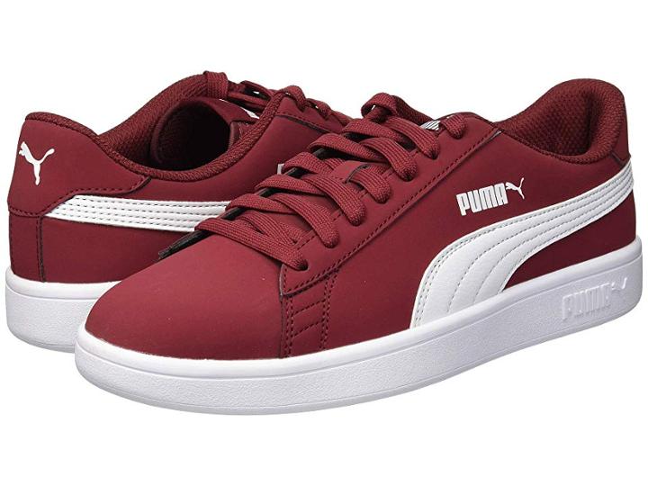 Puma Puma Smash V2 Buck (pomegranate/puma White) Men's Shoes