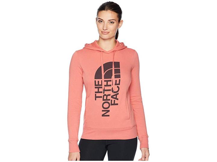 The North Face Trivert Pullover Hoodie (faded Rose/fig) Women's Sweatshirt