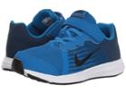 Nike Kids Downshifter 8 (little Kid) (blue Nebula/dark Obsidian/navy/white) Boys Shoes