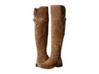 Frye Shirley Over-the-knee (cashew Oiled Suede) Women's Boots