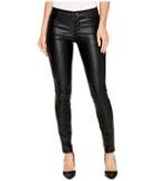 Blank Nyc The Spray On Vegan Leather Skinny In Blacked Out (blacked Out) Women's Casual Pants