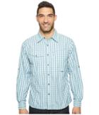 Mountain Khakis Trail Creek Long Sleeve Shirt (cornflower Plaid) Men's Clothing