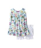 Fiveloaves Twofish Take Off With Me Sun Dress (infant) (sky Blue) Girl's Dress