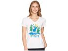 Life Is Good Wildlife Moose Crusher Vee (cloud White) Women's T Shirt