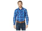 Rock And Roll Cowboy Long Sleeve Snap B2s8002 (blue) Men's Long Sleeve Button Up