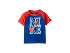 Nike Kids Neon Short Sleeve Raglan T-shirt (toddler) (indigo Force) Boy's Clothing