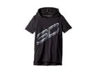 Under Armour Kids Steph Curry 30 Short Sleeve Hoodie (big Kids) (black/stealth Gray/stealth Gray) Boy's Clothing