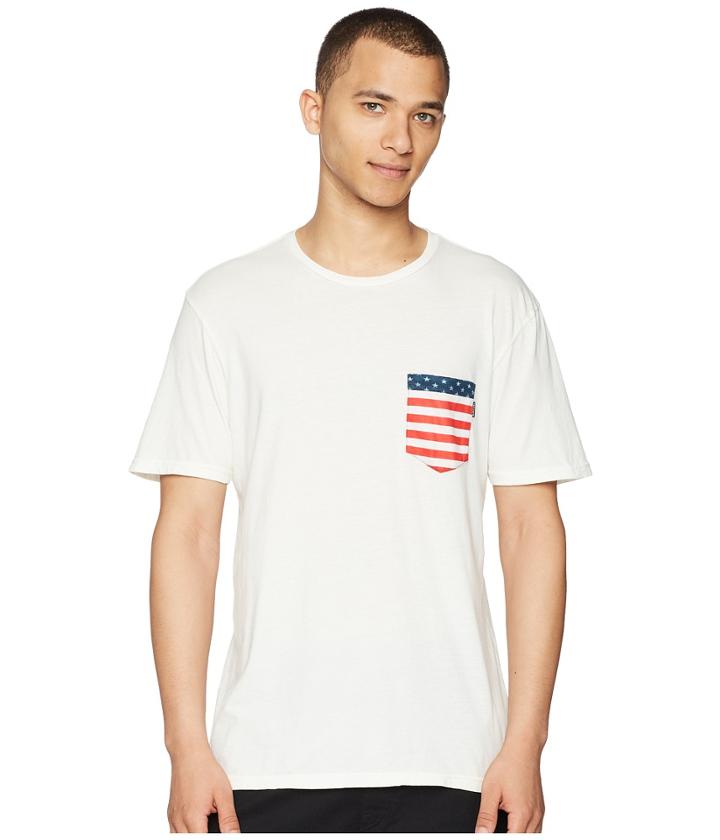 Rip Curl Plethera Heritage Pocket Tee (off-white) Men's Clothing