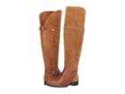 Naturalizer January Wc (camel/brown Suede/tumbled Leather) Women's Dress Pull-on Boots