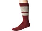 Richer Poorer Sierra Heavy Wool (red/oatmeal) Men's Crew Cut Socks Shoes