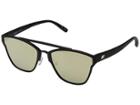 Le Specs Herstory (black Rubber/gold Revo) Fashion Sunglasses