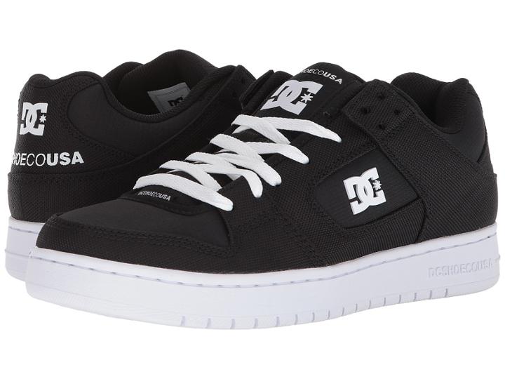Dc Manteca Tx Se (black/white) Men's Skate Shoes