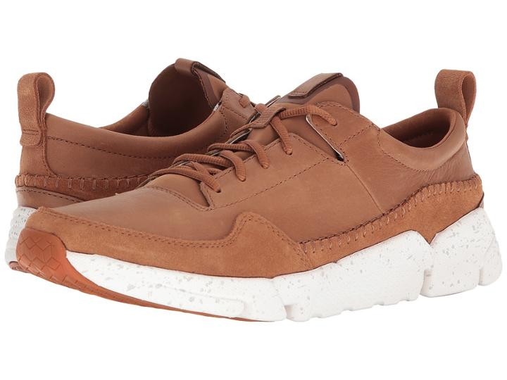 Clarks Triactive Run (tan Nubuck) Men's Lace Up Casual Shoes
