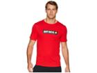 Nike Nsw Tee Hybrid 1 (university Red/white) Men's T Shirt