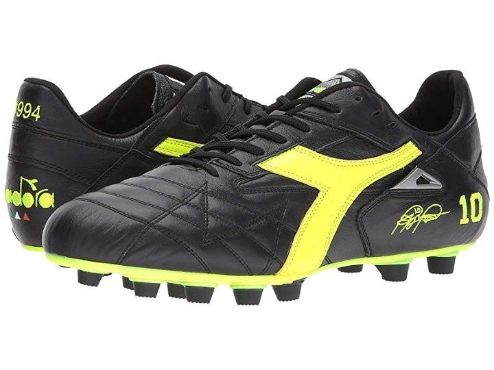 Diadora M. Winner Rb Italy Og (black/yellow Flourescent) Men's Soccer Shoes