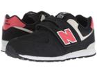 New Balance Kids Yv574v1 (little Kid/big Kid) (black/pomelo) Boys Shoes