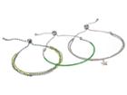 Marc Jacobs Color Chain Friendship Bracelet Set (green Multi) Bracelet