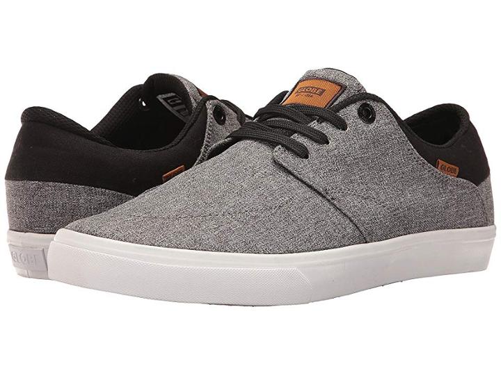 Globe Chase (grey Chambray) Men's Lace Up Casual Shoes
