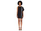 Neil Barrett One Side Fall Away Dress (black/silver) Women's Dress
