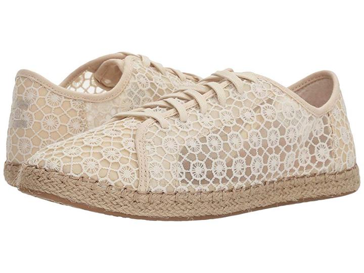 Toms Lena (natural Mosaic Mesh) Women's Lace Up Casual Shoes