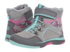 Merrell Kids Moab Fst Polar Mid A/c Waterproof (little Kid) (grey/multi) Girls Shoes