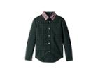 Polo Ralph Lauren Kids Tartan Cotton Poplin Shirt (little Kids/big Kids) (green Multi) Boy's Clothing