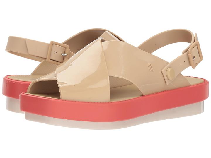 Melissa Shoes Sauce Sandal Iii (red/beige) Women's Sandals