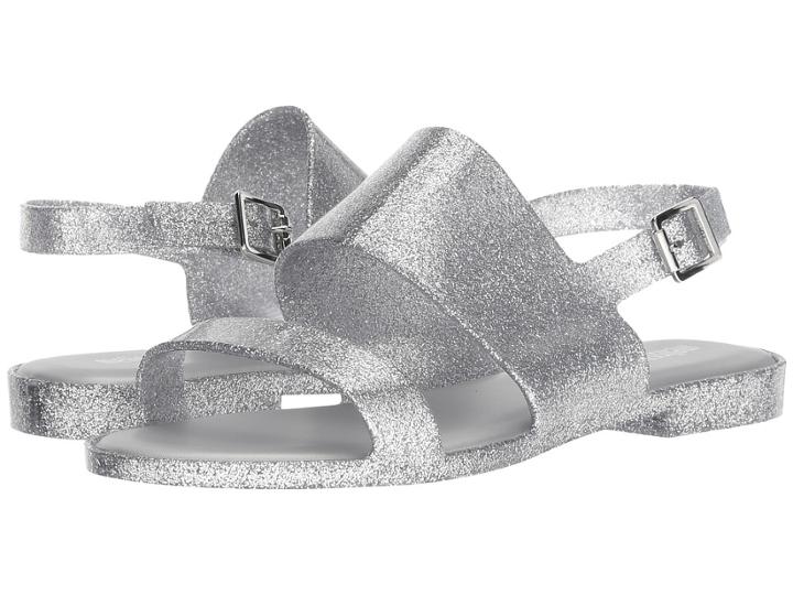 Melissa Shoes Classy (silver Glass Glitter) Women's Shoes