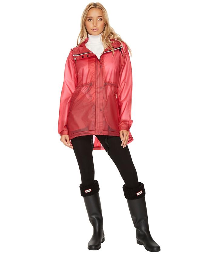 Hunter Original Vinyl Smock (bright Pink) Women's Coat