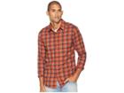 Royal Robbins Thermotech Drake Plaid Long Sleeve (burnt Ochre) Men's Long Sleeve Button Up