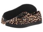 Vans Authentic Lo Pro ((furry Leopard) Tan/black) Skate Shoes