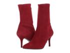 Stuart Weitzman Cling (scarlet Suede) Women's Boots