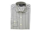 Lauren Ralph Lauren Slim Fit No-iron Multi-stripe Estate Dress Shirt (dark Navy/bone) Men's Long Sleeve Button Up