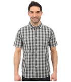 The North Face Short Sleeve Marled Gingham Shirt (spruce Green Plaid (prior Season)) Men's Short Sleeve Button Up