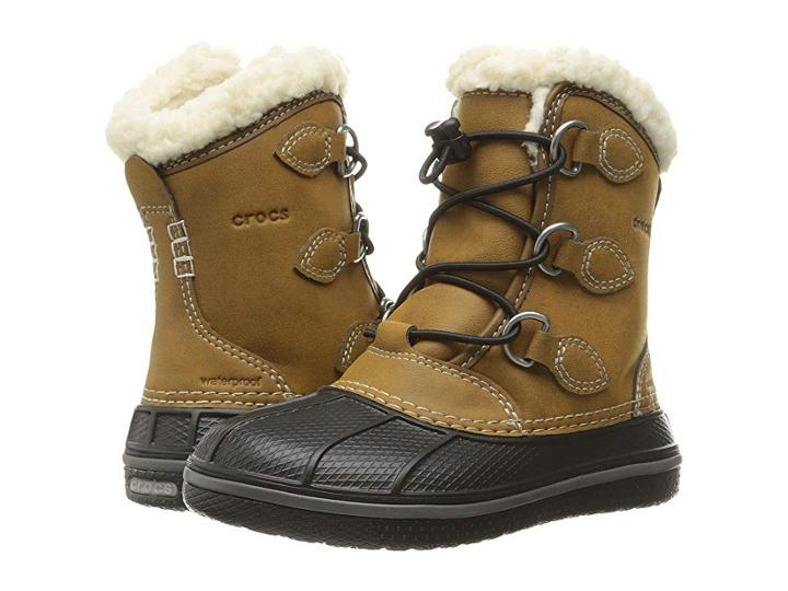 Crocs Kids Allcast Ii Boot (toddler/little Kid) (wheat) Kids Shoes