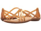 Crocs Isabella Cut Strappy Sandal (dark Gold/gold) Women's  Shoes